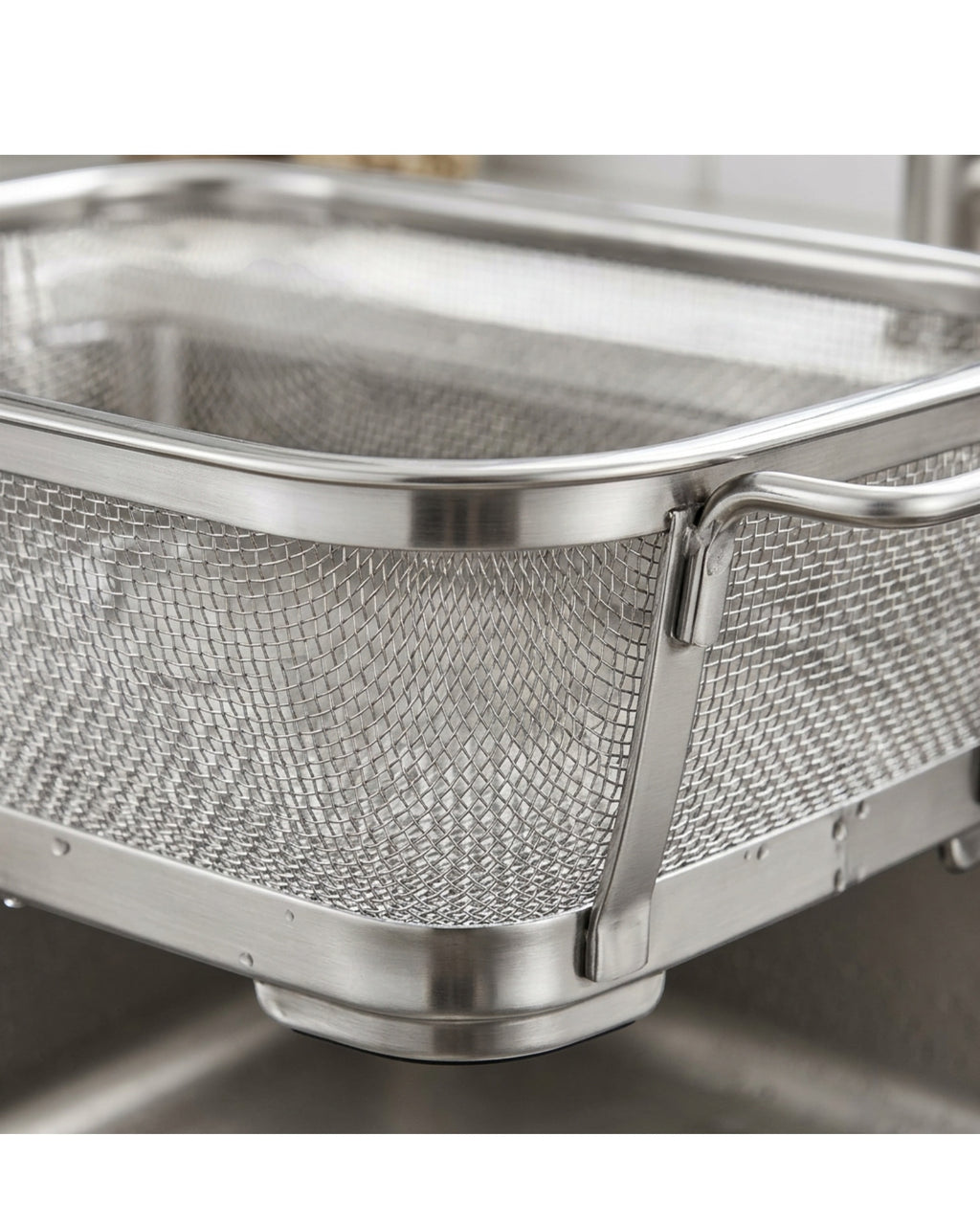 Modusly Over Sink Stainless Mesh Draining Basket 14 Inch