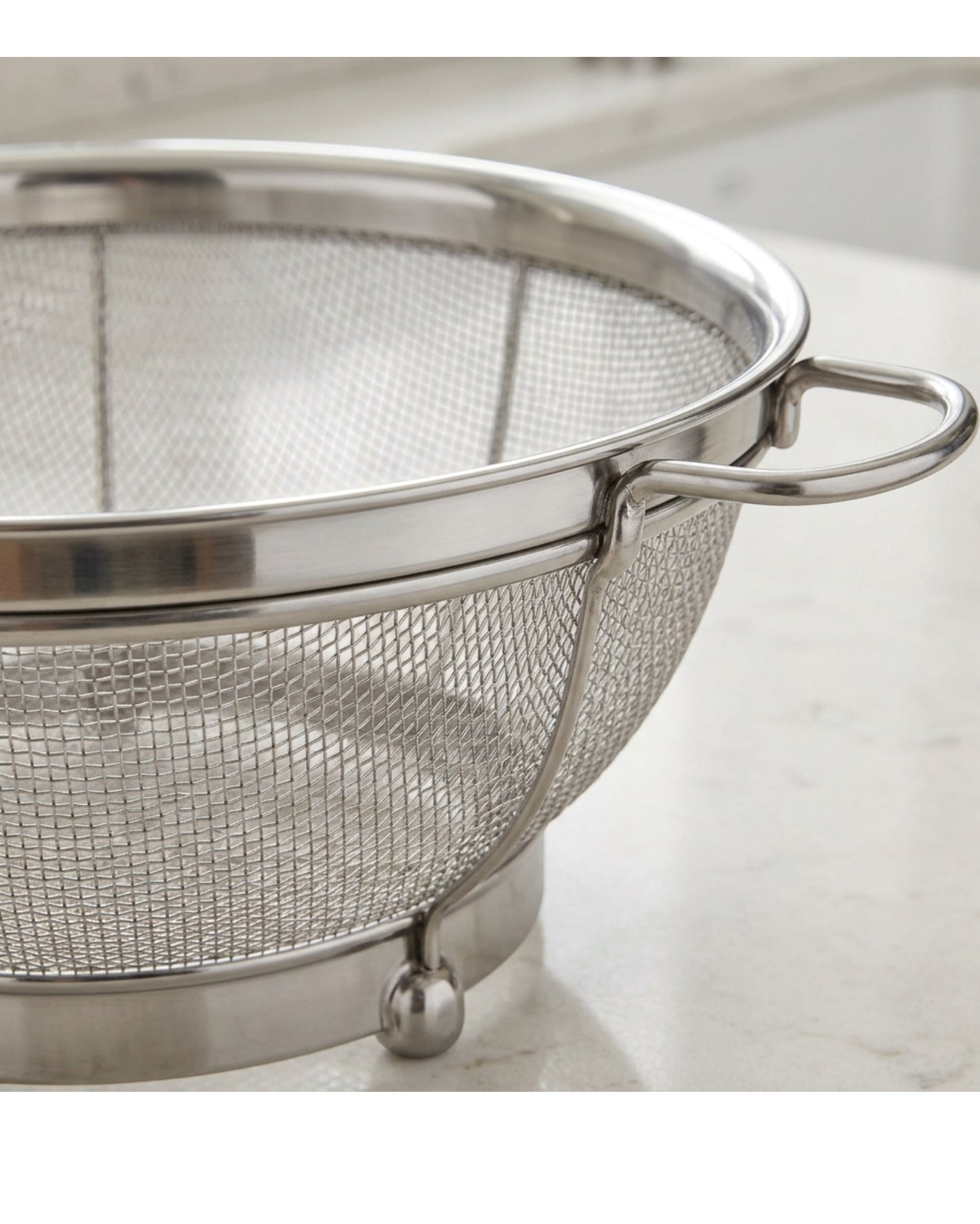 Modusly Stainless Mesh Colander Basket 9 Inch Round