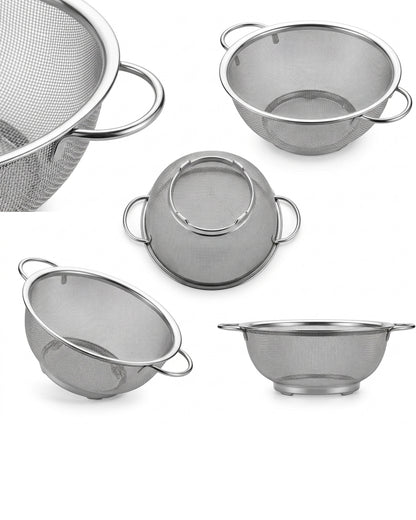 Modusly Stainless Mesh Colander Basket 9 Inch Round
